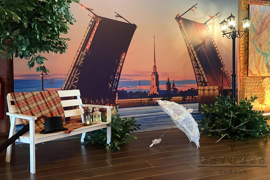 Декорации и аксессуары для фотосессии для стилизованной вечеринки