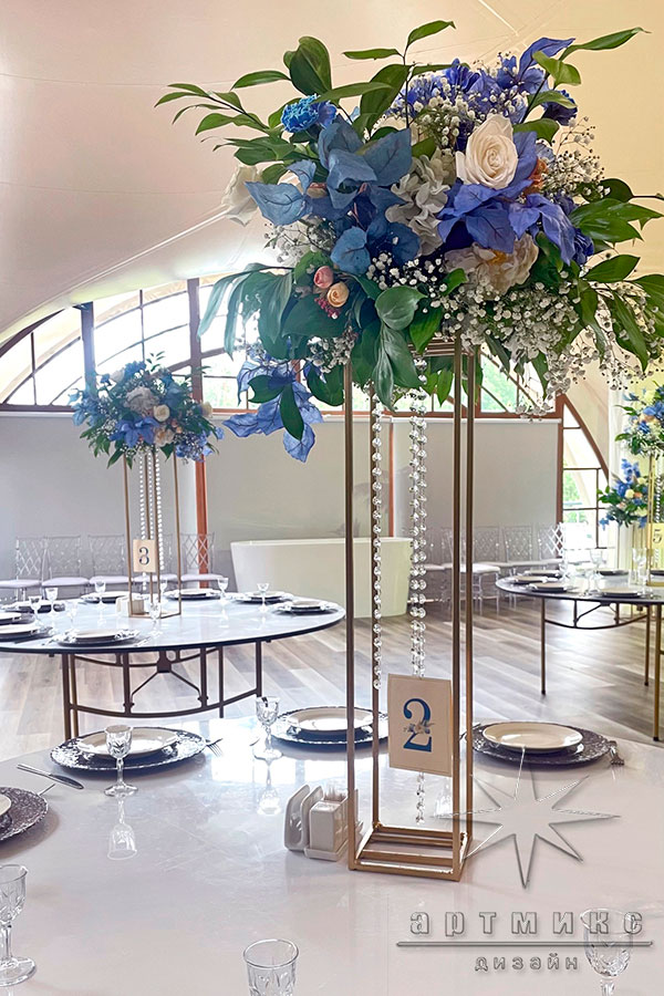 Цветы в оформлении площадки Panorama Hall