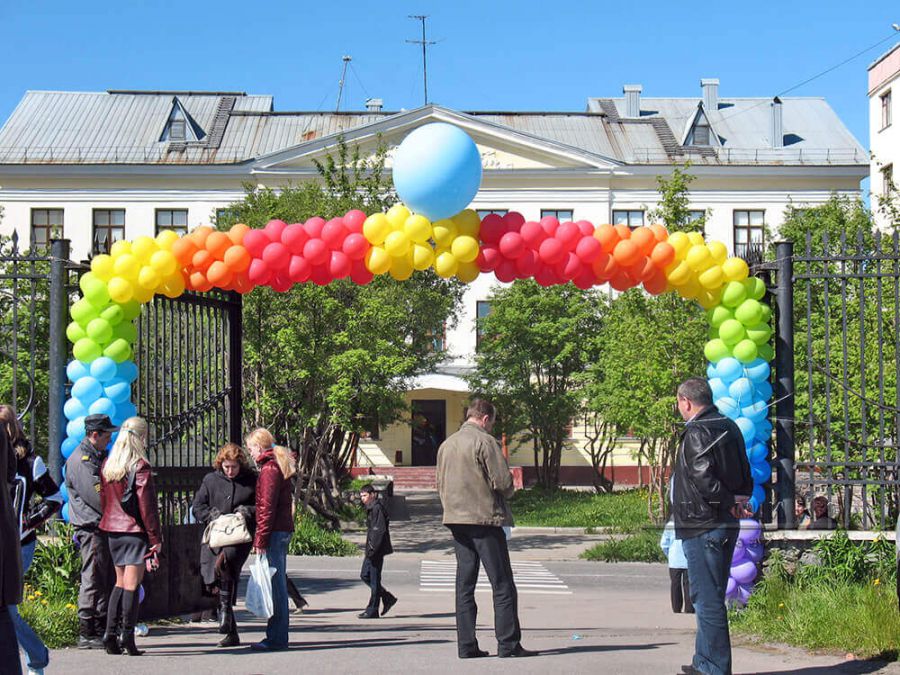Оформление выпускного вечера в Североморске