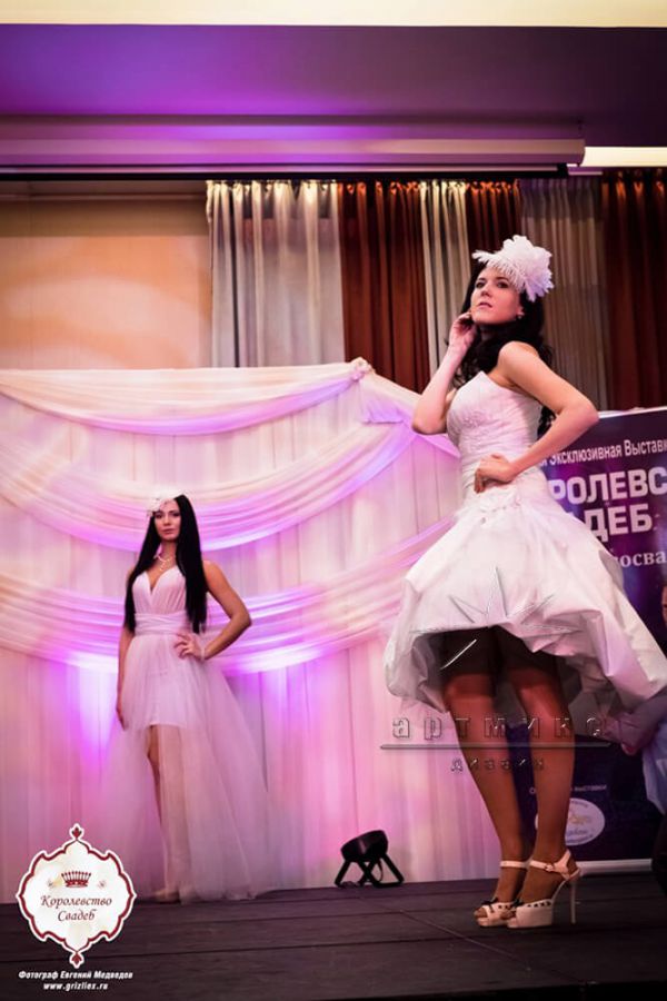 Торжественное оформление выставки "Королевство свадеб" 2014 год