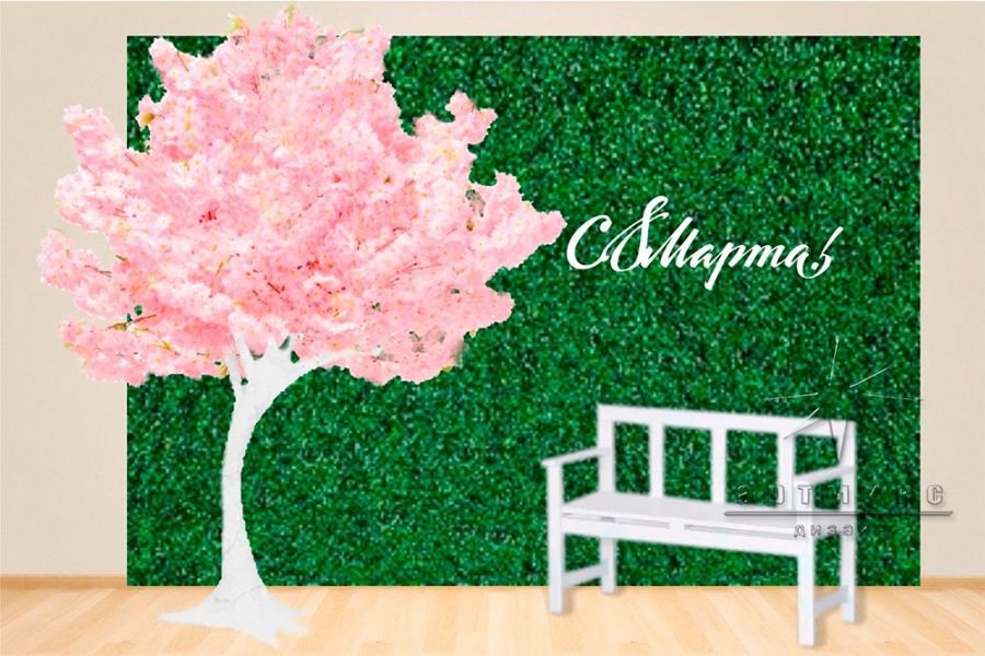 Фотозона к 8 Марта