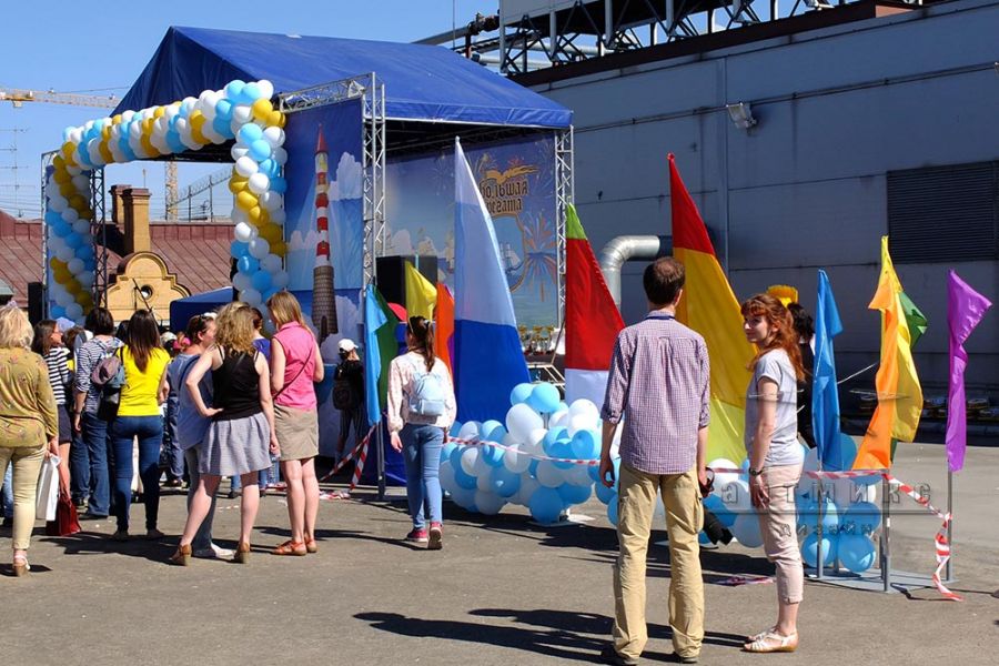 10 юбилейный сезон конкурса "Большая Регата" на крыше ТРК "Планета Нептун"