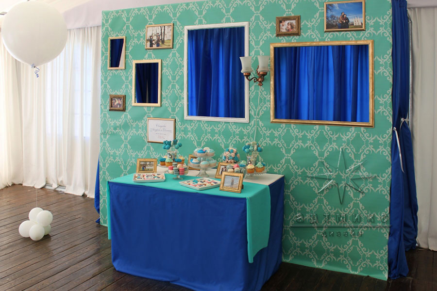В оформлении фотозоны и Candy bar - это сладкая зона для фотографирования на празднике