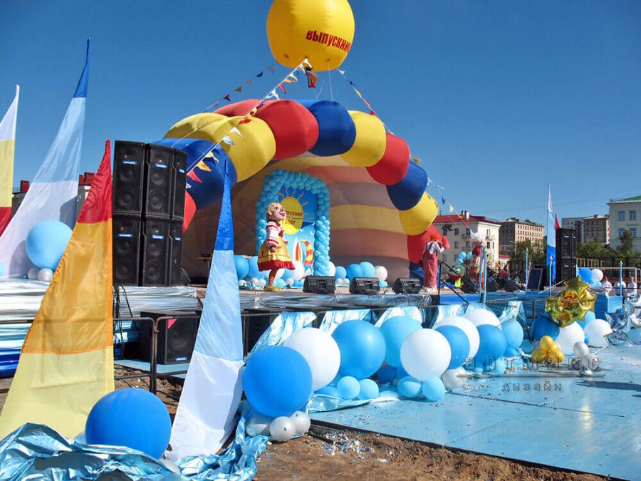 Оформление выпускного вечера в Североморске