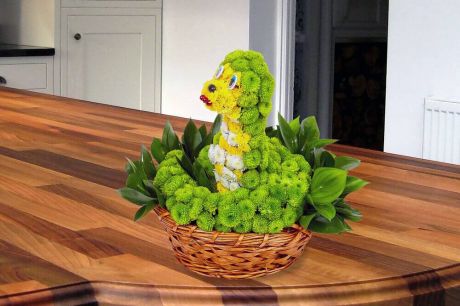Игрушки из цветов